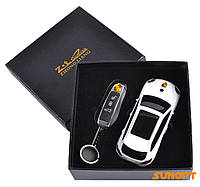 Подарочный набор 2в1 Сувенирная зажигалка + зажигалка-брелок Porsche Cayenne №4426-2
