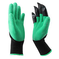 Перчатки садовые грабли с когтями 2 в 1 Garden Gloves