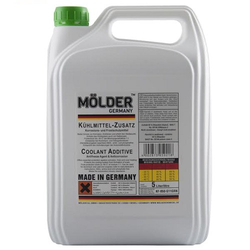 Антифриз (Концентрат -80) 5kg зелений Molder G11 KF-050-G11GRN, фото 1