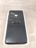 Чохол Silicone Case для Xiaomi Redmi 10C чорний, бампер чорний накладка з мікрофіброю для рядами 10с, фото 4