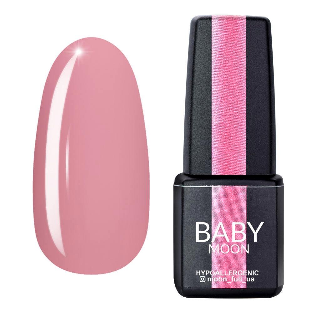 Гель лак Baby Moon Sensual Nude Gel polish № 004 вінтажний рожевий світлий 6 мл