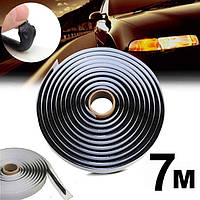 Клей  для скла та фар  чорний   Ø 9мм х 7м  CTK Butyl headlight cord / бутил каучук