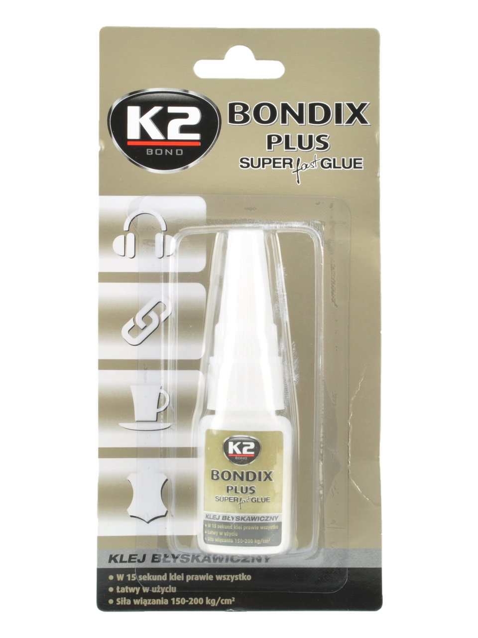 Супер клей універсальний 10g K2 B101 Bond Bondix Plus/бутылочка,сверхпрочный, фото 1