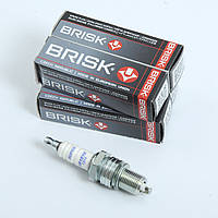 Свічки запалювання Brisk - LR15YC.1К SUPER Зазор-0.8мм,ключ-21 (2108-09\2121\Ланос 1.4 (резистор)  (1314)
