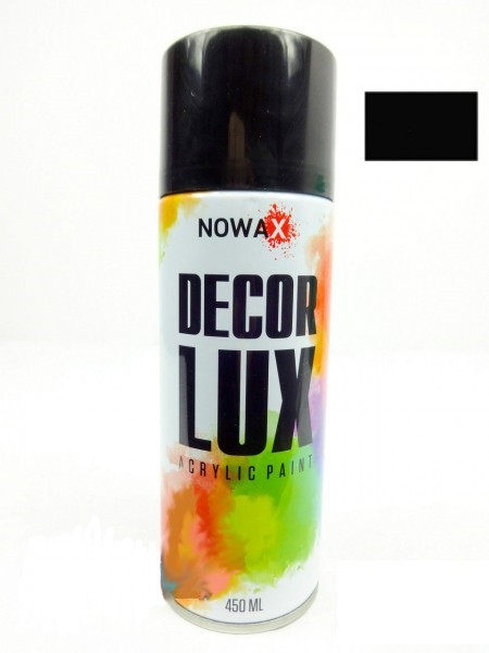Фарба чорний мат 450ml Nowax NX48011, фото 1