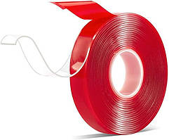 Скотч двухсторонній 15 мм 2м прозорий 3M "6009" (8)