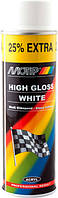 Фарба акрилова  аерозольна  500ml  MOTIP білий глянець   04004IG
