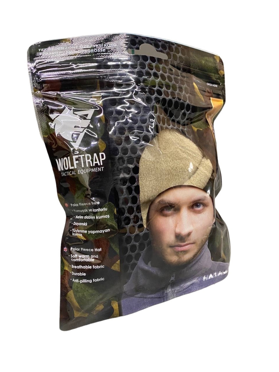 Шапка флисова Wolftrap зимова