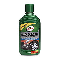 Відновлювач поверхонь гель  300ml  Turtle Wax Black in a Flash (резина/пластик/бампера)  (6)