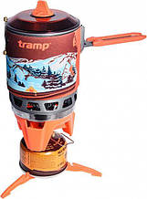 Система для приготування їжі Tramp 0,8л помаранч TRG-049-orange