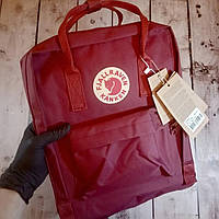 Рюкзак Fjallraven Kanken Klassic 16л бордовый / Школьный портфель Канкен Классик 16л (Полиэстер)