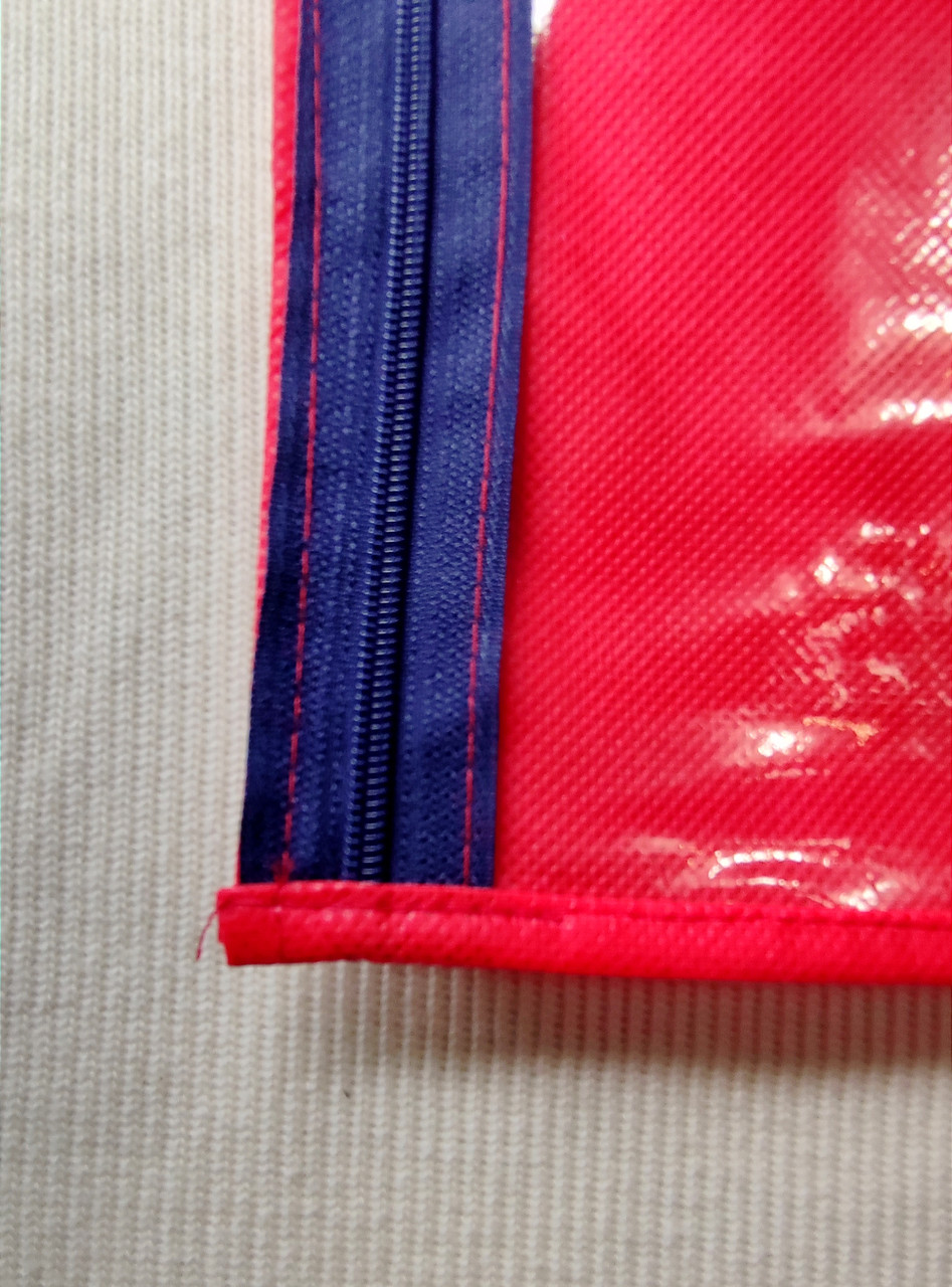 Гибкая пвх упаковка для подушек пледов сумка для упаковки одеял на змейке с ручкой пакеты для хранения 50*70 - фото 7 - id-p1661918434