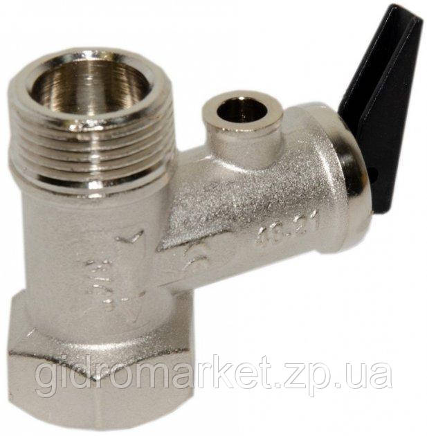 Bonomi 3/4" PN8 запобіжний клапан для бойлера з ручкою (36360006)