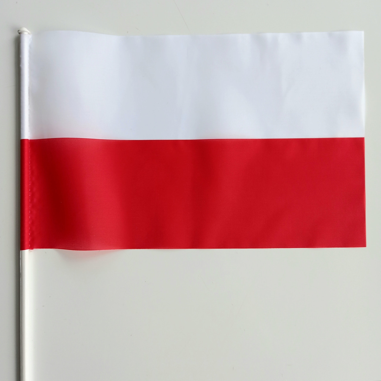 Флажок (прапорець) Польши , полиэстер , 14х23 см - фото 2 - id-p1673224498
