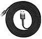 Зарядний кабель Baseus Cafule Micro USB Cable 2A (3 м) Black, фото 4