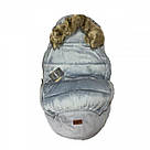 Універсальний зимовий дитячий спальний конверт dearest, забарвлення сірий KTD109, фото 2