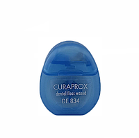 Нить межзубная вощеная Curaprox DF 834 с ароматом мяты, 5 м