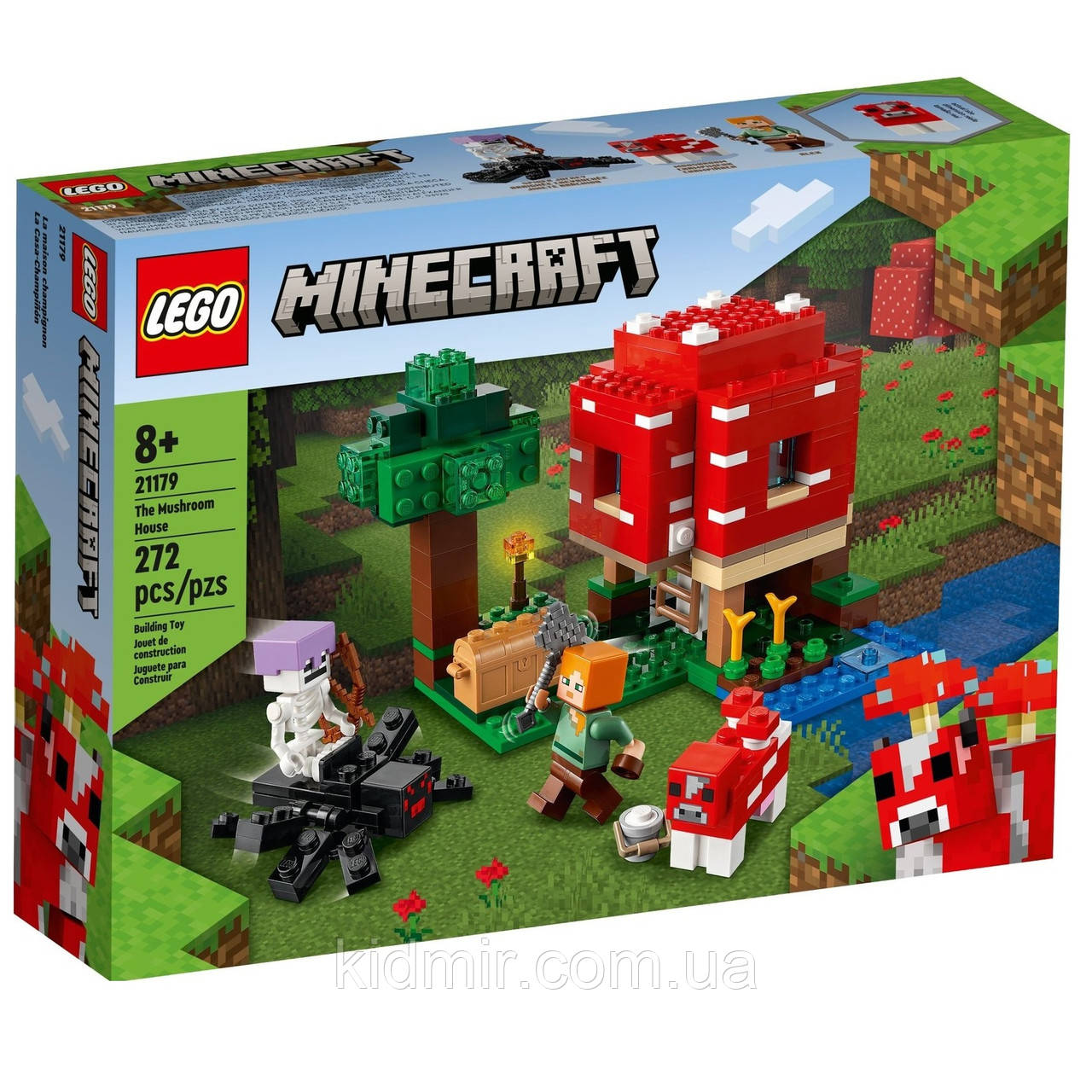 Конструктор LEGO Minecraft 21179 Грибний будинок