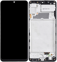 Дисплей Samsung A225F Galaxy A22 4G тачскрин модуль чорний TFT в рамці