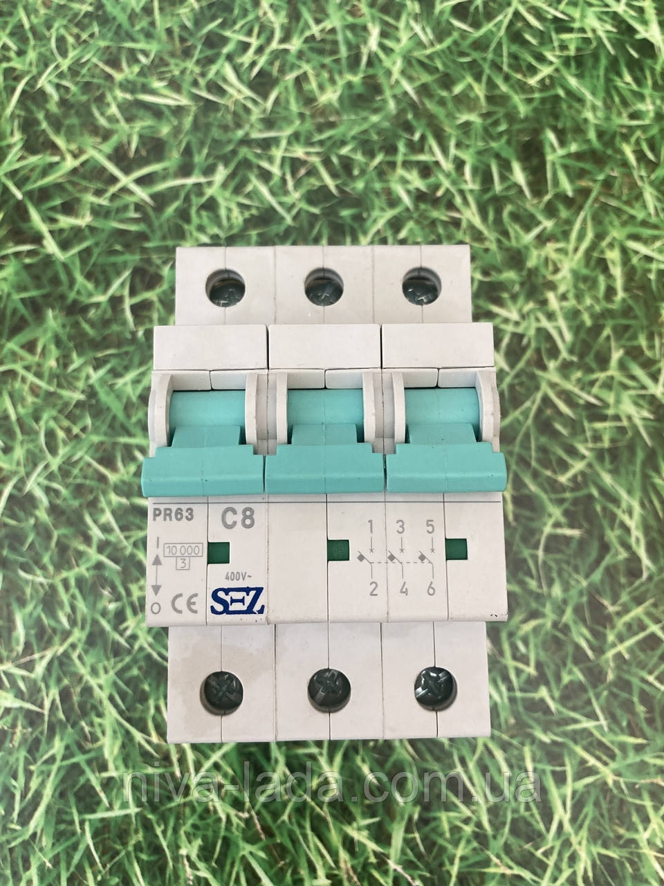 Автоматичний вимикач С8А 3P SEZ, фото 1