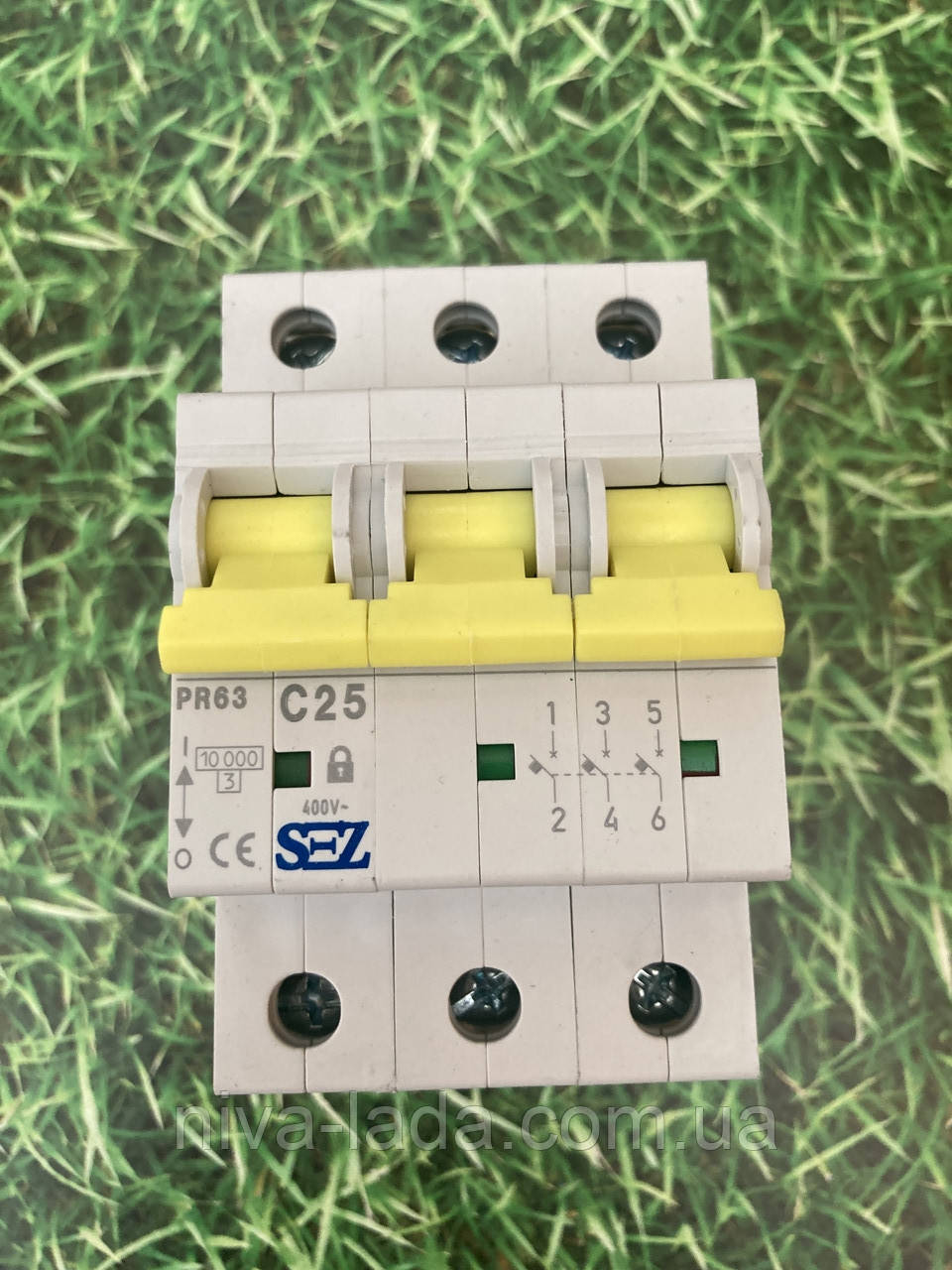 Автоматичний вимикач З25 А 3P SEZ, фото 1