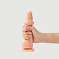 Фалоїмітатор з ефектом рухомої шкіри Strap-On-Me Sliding Skin Realistic Dildo Vanille — S, 17х3,6 см., фото 2
