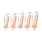 Фалоімітатор із ефектом рухомої шкіри Strap-On-Me Sliding Skin Realistic Dildo Vanille - M, 18,5х3,8 см., фото 7