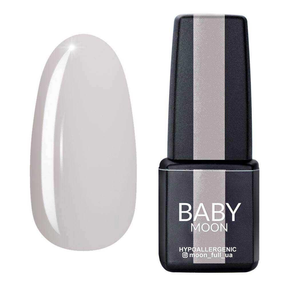 Гель-лак Baby Moon Sensual Nude Gel polish No 018 молочно-бежевий напівпрозорий 6 мл