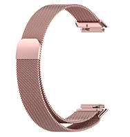 Ремешок DK Metal Milanese Loop Magnetic для Huawei Band 7 (pink rose)