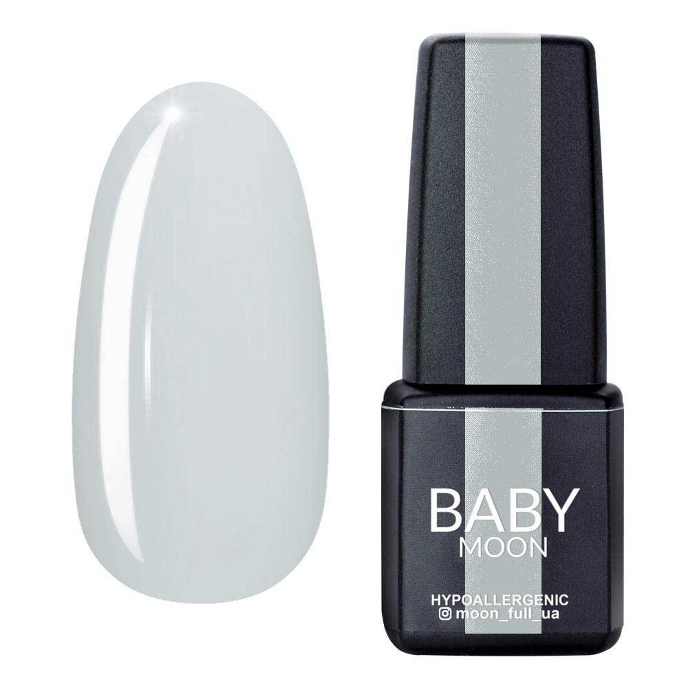 Гель лак Baby Moon Sensual Nude Gel polish № 019 білий напівпрозорий 6 мл