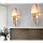 Настінна серія свічників Town Lamp 058918/2 w gd/wt, фото 4