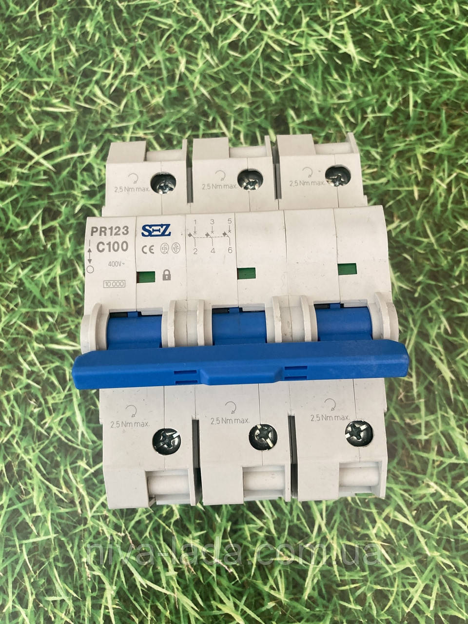 Автоматичний вимикач С100А 3P SEZ, фото 1