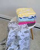 Тепла дитяча ковдра (бавовна) / байкова дитяча ковдра в пологовий будинок / ковдра для новонароджених 140х100 см