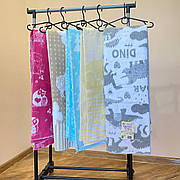 Тепла дитяча ковдра (бавовна) / байкова дитяча ковдра в пологовий будинок / ковдра для новонароджених 140х100 см