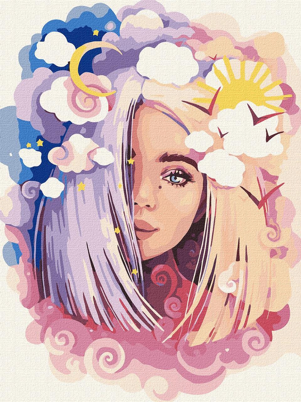 Картина за номерами День і ніч 30*40 см Ідейка KHO 4946, фото 1