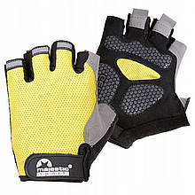 Велорукавички Majestic Sport без пальців M-CG-GB-L (L) Black/Yellow