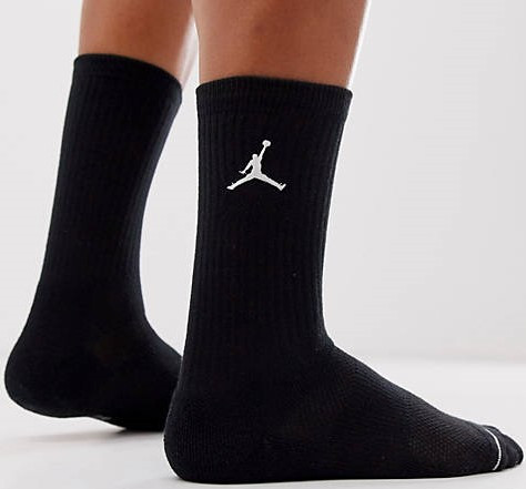 Шкарпетки баскетбольні спортивні Nike Jordan Jumpman Everyday Max 1 пара чорні (SX5545-013.1)