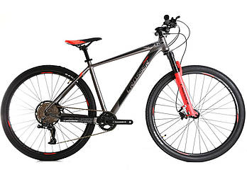 Гірський велосипед 27,5 дюйма 18 рама Crosser Solo (1*12 LTWO+SHIMANO) Червоний