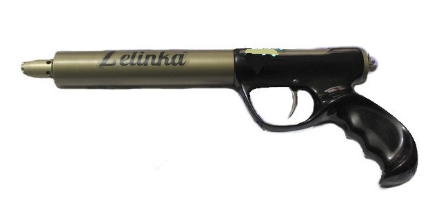 Зелінка рушницю для підводного полювання ОПВ Чайка 300; торцева універсальна рукоять; гарпун 7 мм