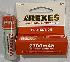 Акумулятор Arexes 18650 3.7v 2700mah з захистом