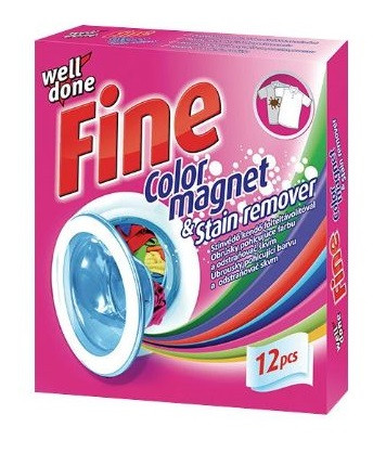Серветка для прання магнітна  Well Done Fine Color Magnet 12 шт