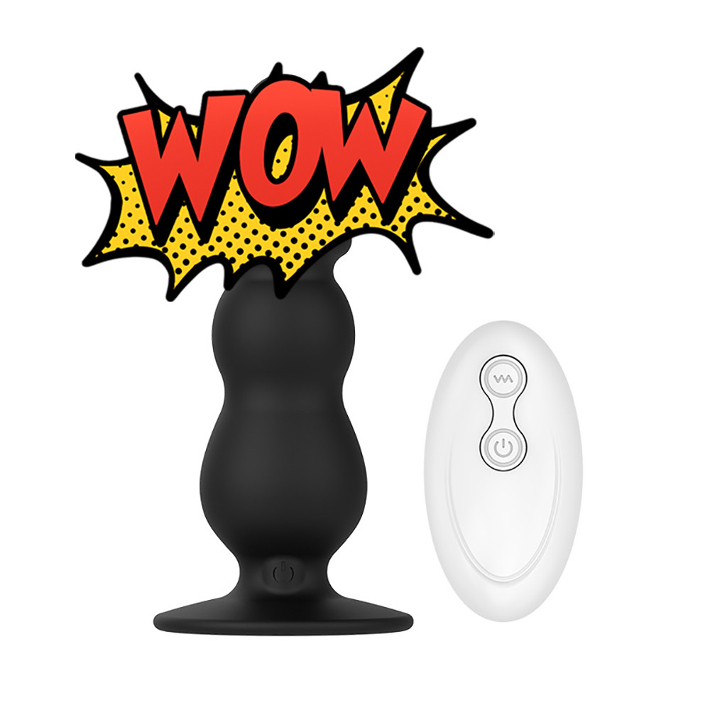 Анальна вібропробка Wo-sex Vibro Plug вібро-стимулятор простати з пультом, фото 1