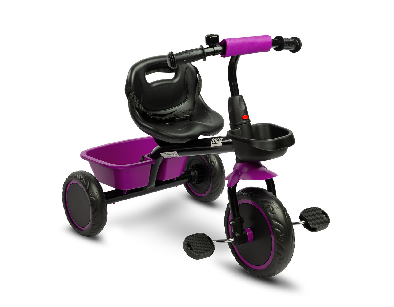 Дитячий триколісний велосипед Caretero (Toyz) Loco Purple