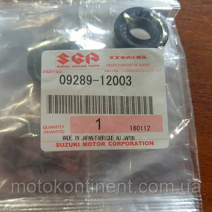 09289-12003 Сальник вертикального вала (Під час водяним насосом) Suzuki DF9.9-DF15 13x26x10, фото 1