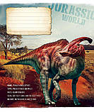 Зошит 24арк. лін. Школярик "Jurassic world" ВД-лак No024-3030L(25)(200), фото 4