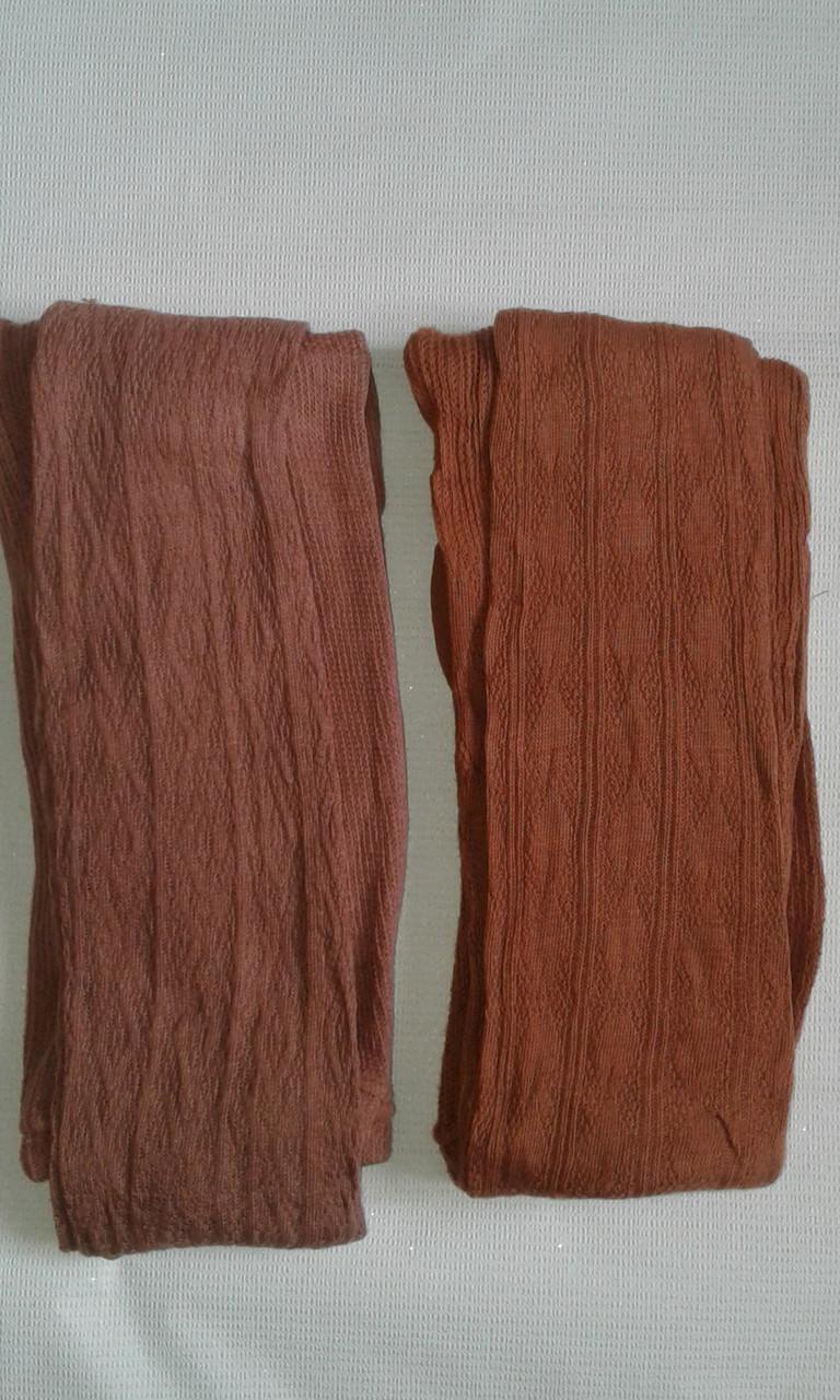 Колготки жіночі трикотажні р.54-56,коричневі. Від 4шт по 82грн