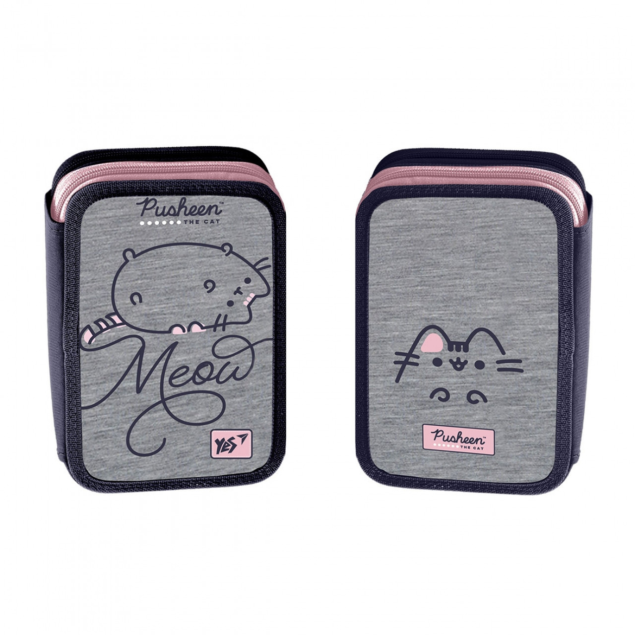 Пенал "Yes" Pusheen твердий, подвійн. №HP-01/533106(48), фото 1