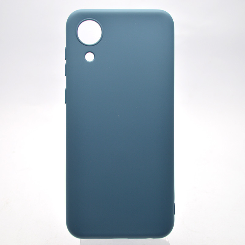 Чохол накладка Silicon Case Full Camera для Samsung A032 Galaxy A03 Core Синій, фото 1