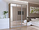 Шафа купе Doros Сіті Лайт Дуб Cонома 3 Дзеркала 180х60х225 (42002057), фото 3