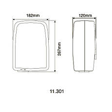 Сушарка для рук та волосся HOTEC 11.301 ABS White, фото 5